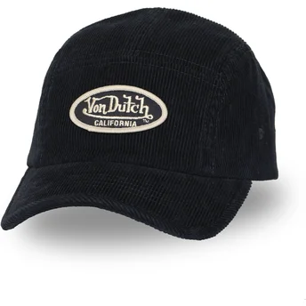 Casquette courbée noire ajustable VEL02 Von Dutch