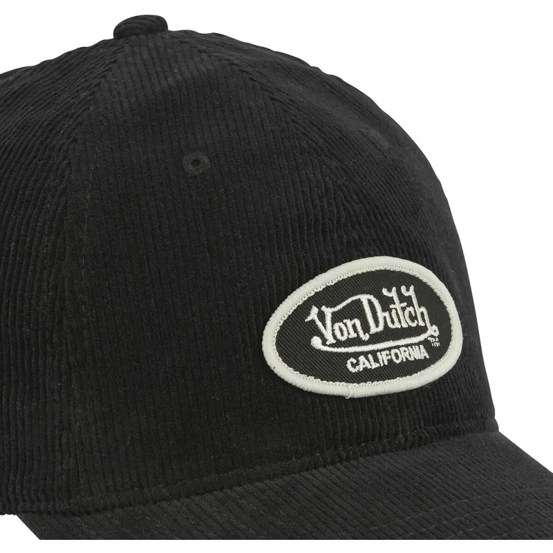 cap-izliekta-black-adjustable-strap-no-von-dutch