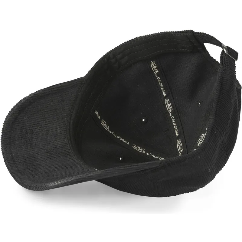 cap-izliekta-black-adjustable-strap-no-von-dutch