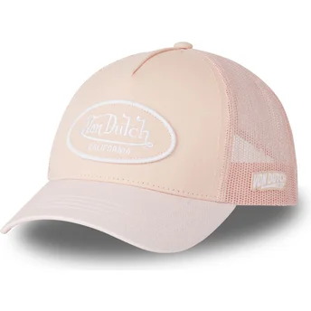 Czapka trucker różowa GLIT PI od Von Dutch
