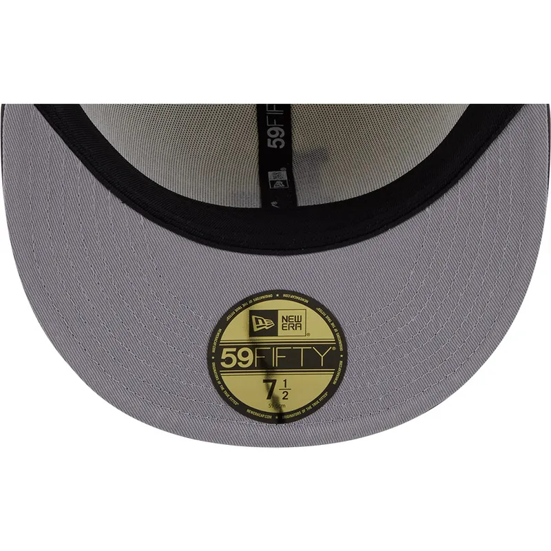 beige-und-schwarze-anliegende-flat-cap-59fifty-clr-dvlp-der-los-angeles-dodgers-mlb-von-new-era