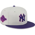plaska-czapka-bezowo-fioletowa-dopasowana-59fifty-clr-dvlp-new-york-yankees-mlb-new-era