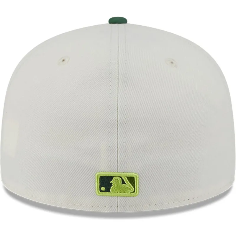 flache-beige-und-grune-angepasste-kappe-59fifty-clr-dvlp-der-new-york-yankees-mlb-von-new-era