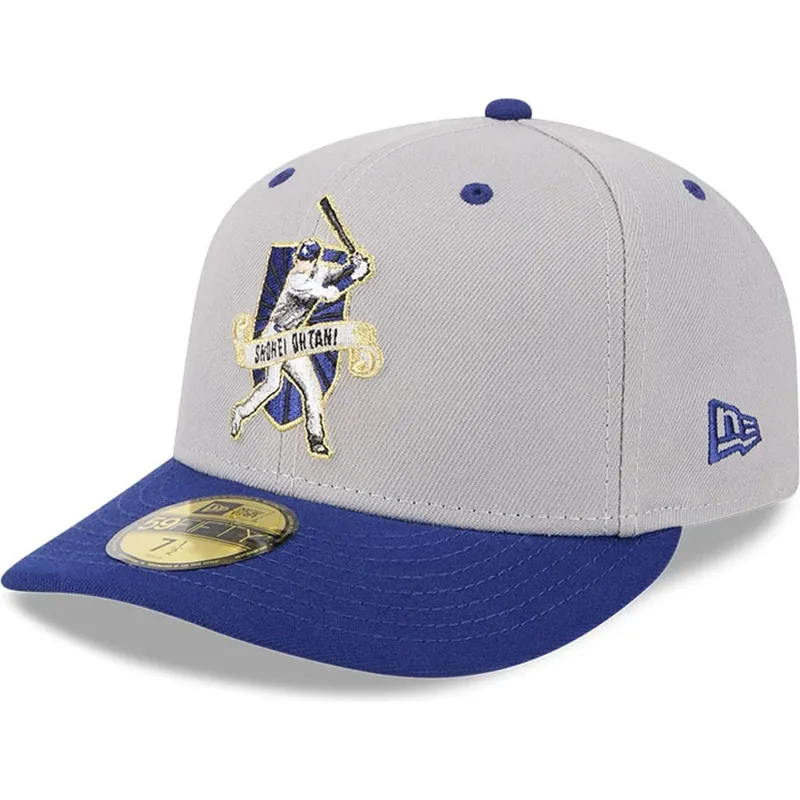 gra-och-bla-bojd-keps-justerbar-59fifty-player-shohei-ohtani-fran-los-angeles-dodgers-mlb-av-new-era