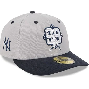 59FIFTY Player Aaron Judge New York Yankees MLB Kappe in Grau und Marineblau von New Era