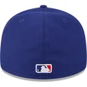 flache-blaue-angepasste-59fifty-retro-crown-a-frame-easy-kappe-der-los-angeles-dodgers-mlb-von-new-era