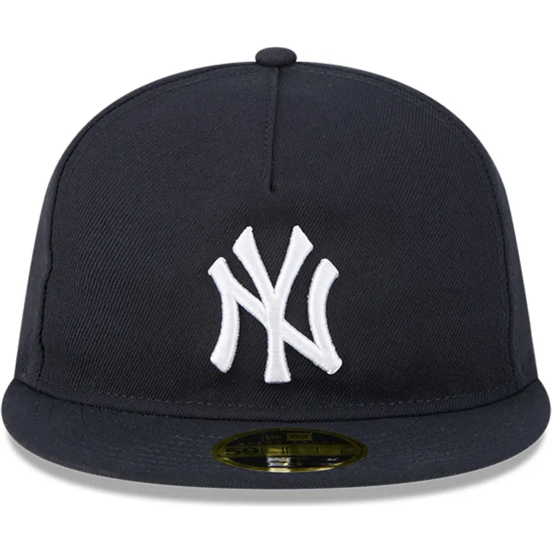 marinbla-platt-keps-justerad-59fifty-retro-crown-a-frame-easy-fran-new-york-yankees-mlb-av-new-era