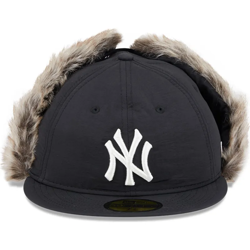 cepur-plakana-melns-pieguloss-59fifty-winter-dog-ear-no-new-york-yankees-mlb-no-new-era