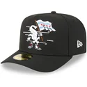 cepur-izliekta-melns-pieguloss-59fifty-a-frame-cartoon-no-chicago-white-sox-mlb-no-new-era