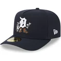 marineblaue-gebogene-verstellbare-59fifty-a-frame-cartoon-kappe-von-detroit-tigers-mlb-von-new-era