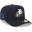 cepur-izliekta-tumsi-zils-pieguloss-59fifty-a-frame-cartoon-no-detroit-tigers-mlb-no-new-era