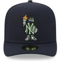 cepur-izliekta-tumsi-zils-pieguloss-59fifty-a-frame-cartoon-no-new-york-yankees-mlb-no-new-era