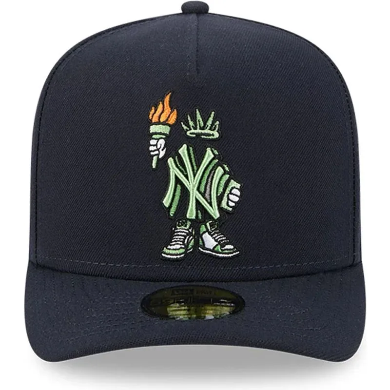 cepur-izliekta-tumsi-zils-pieguloss-59fifty-a-frame-cartoon-no-new-york-yankees-mlb-no-new-era
