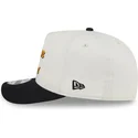bezowo-czarna-zakrzywiona-czapka-snapback-9fifty-a-frame-chainstitch-boston-bruins-nhl-new-era