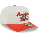 beige-und-orange-gebogene-snapback-kappe-9fifty-a-frame-chainstitch-der-anaheim-ducks-nhl-von-new-era