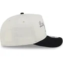 beige-und-schwarze-snapback-kappe-9fifty-a-frame-chainstitch-der-los-angeles-kings-nhl-von-new-era