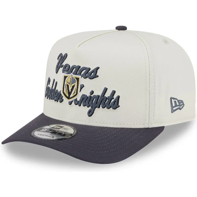 cap-izliekta-beige-snapback-9fifty-a-frame-chainstitch-no-vegas-golden-knights-nhl-no-new-era