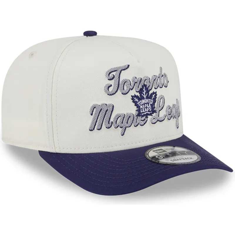 cepur-izliekta-bess-snapback-9fifty-a-frame-chainstitch-no-toronto-maple-leafs-nhl-no-new-era