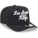 cepur-izliekta-melns-snapback-9fifty-a-frame-chainstitch-no-los-angeles-kings-nhl-no-new-era