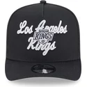 cepur-izliekta-melns-snapback-9fifty-a-frame-chainstitch-no-los-angeles-kings-nhl-no-new-era