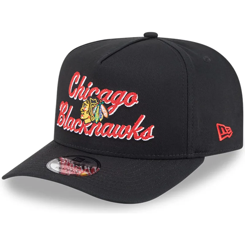 cap-izliekta-black-snapback-9fifty-a-frame-chainstitch-no-chicago-blackhawks-nhl-no-new-era