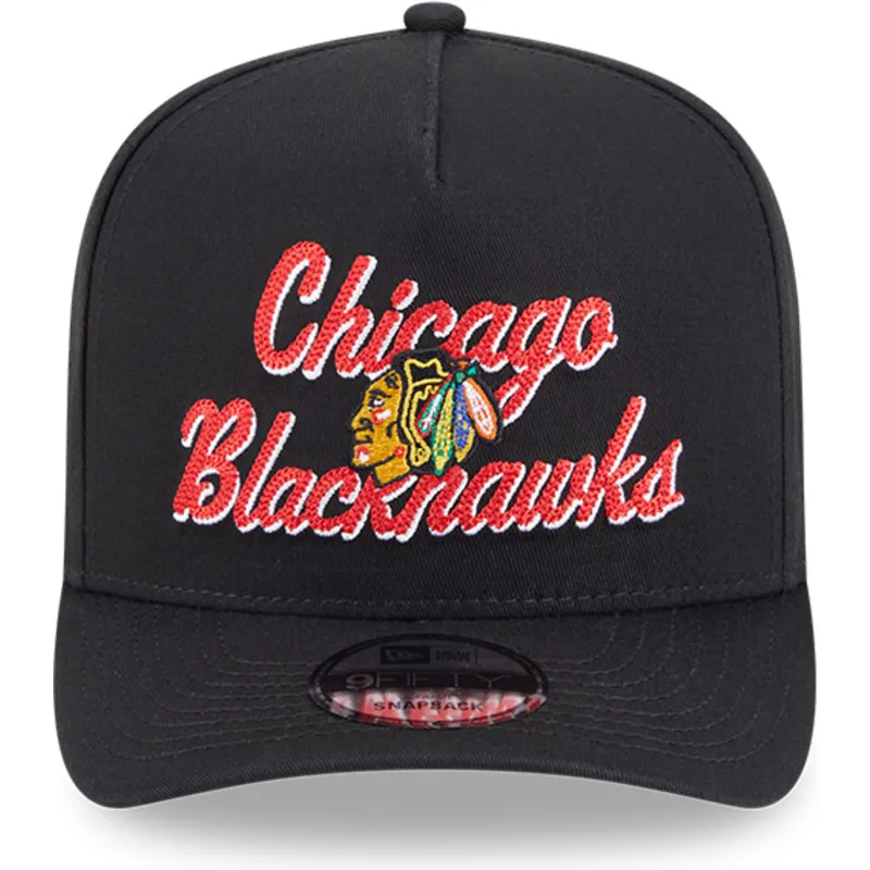 cap-izliekta-black-snapback-9fifty-a-frame-chainstitch-no-chicago-blackhawks-nhl-no-new-era