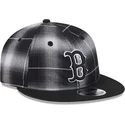 cap-plakana-black-snapback-9fifty-retro-crown-plaid-no-boston-red-sox-mlb-no-new-era