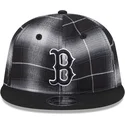 boston-red-sox-mlb-new-era-9fifty-retro-crown-plaid-schwarze-snapback-kappe