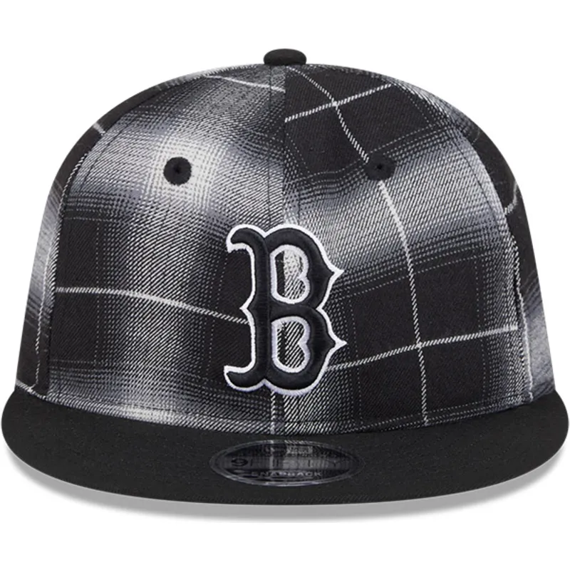cap-plakana-black-snapback-9fifty-retro-crown-plaid-no-boston-red-sox-mlb-no-new-era