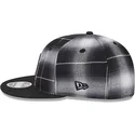 svart-platt-snapback-keps-9fifty-retro-crown-plaid-fran-boston-red-sox-mlb-av-new-era
