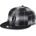 cap-plakana-black-snapback-9fifty-retro-crown-plaid-no-detroit-tigers-mlb-no-new-era