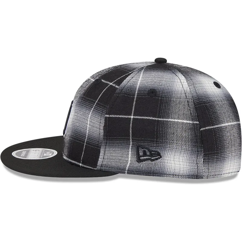 cap-plakana-black-snapback-9fifty-retro-crown-plaid-no-detroit-tigers-mlb-no-new-era