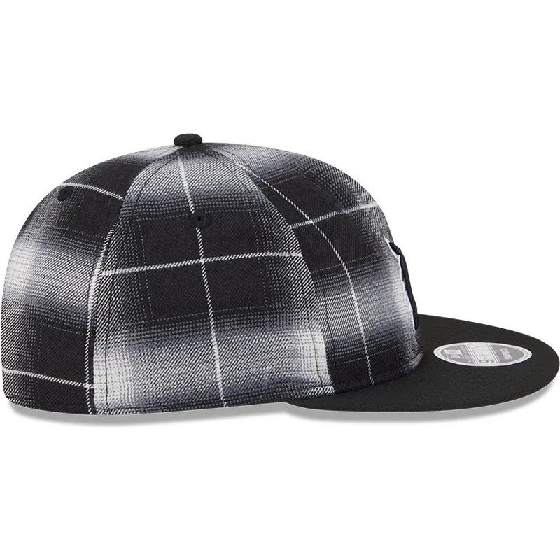 cap-plakana-black-snapback-9fifty-retro-crown-plaid-no-detroit-tigers-mlb-no-new-era