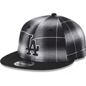 cap-plakana-black-snapback-9fifty-retro-crown-plaid-no-los-angeles-dodgers-mlb-no-new-era