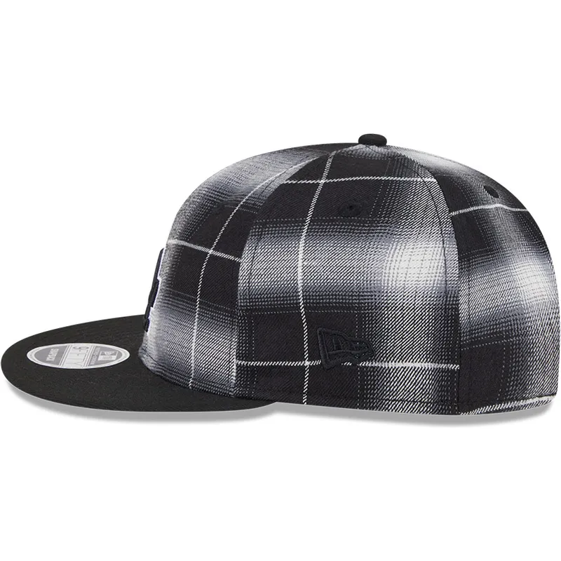 cepur-plakana-melns-snapback-9fifty-retro-crown-plaid-no-los-angeles-dodgers-mlb-no-new-era