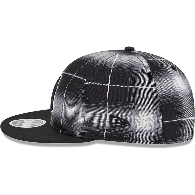 cepur-plakana-melns-snapback-9fifty-retro-crown-plaid-no-new-york-yankees-mlb-no-new-era