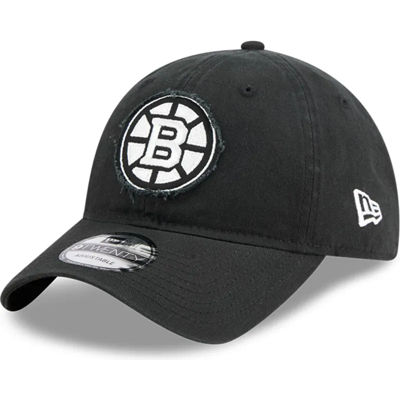 cap-izliekta-black-adjustable-strap-9twenty-stamp-no-boston-bruins-nhl-no-new-era