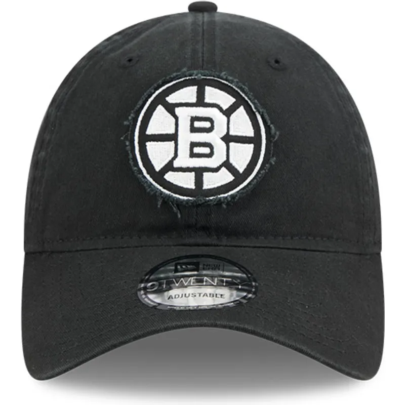 cap-izliekta-black-adjustable-strap-9twenty-stamp-no-boston-bruins-nhl-no-new-era