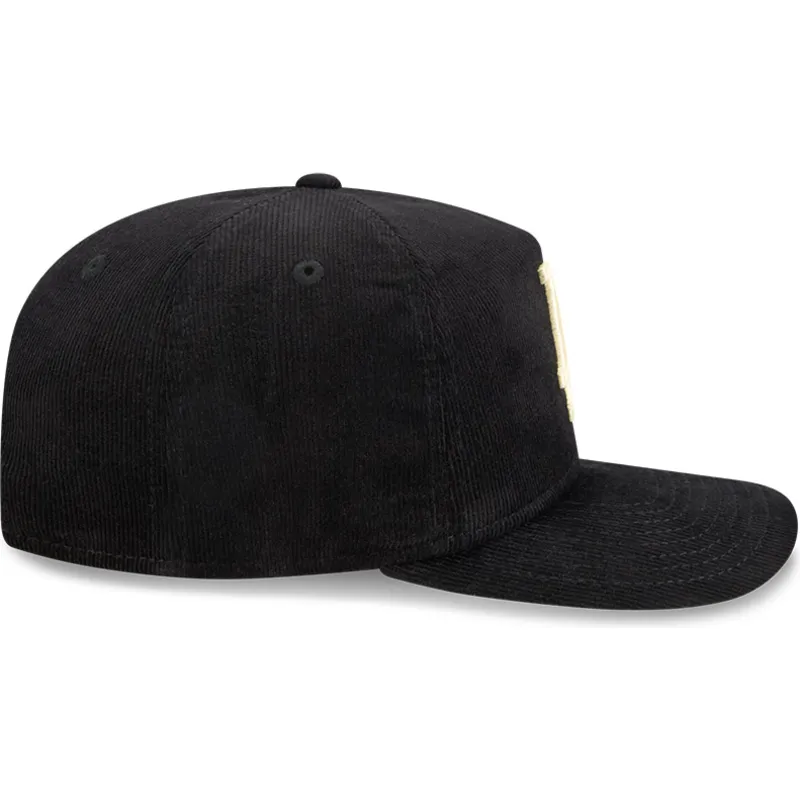 schwarze-gebogene-snapback-kappe-19twenty-nostalgic-golfer-der-los-angeles-dodgers-mlb-von-new-era