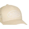 beige-verstellbare-trucker-kappe-lof-b35-von-von-dutch