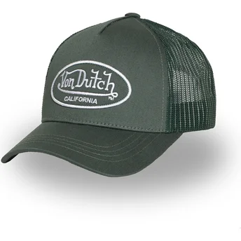 Casquette trucker verte ajustable LOF B36 Von Dutch