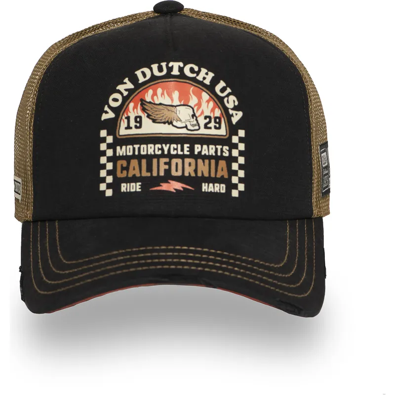 cepur-izliekta-truckeris-melns-snapback-crew25-no-von-dutch