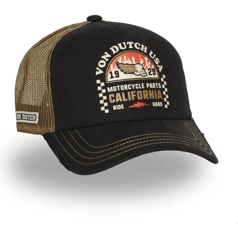 cepur-izliekta-truckeris-melns-snapback-crew25-no-von-dutch