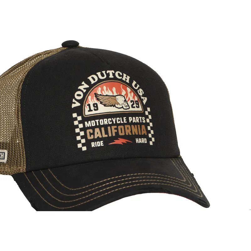 cepur-izliekta-truckeris-melns-snapback-crew25-no-von-dutch