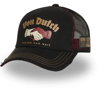 Czarna czapka trucker CREW29 od Von Dutch