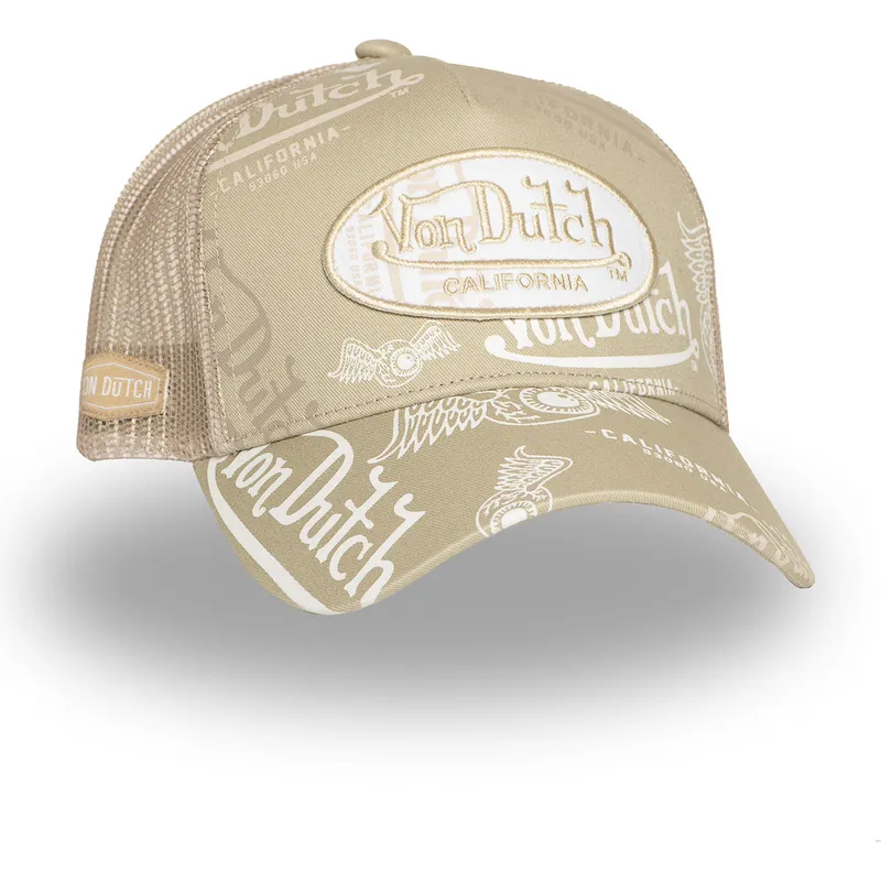 cap-izliekta-beige-snapback-no-von-dutch