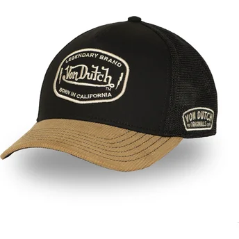 Cap izliekta black snapback no Von Dutch