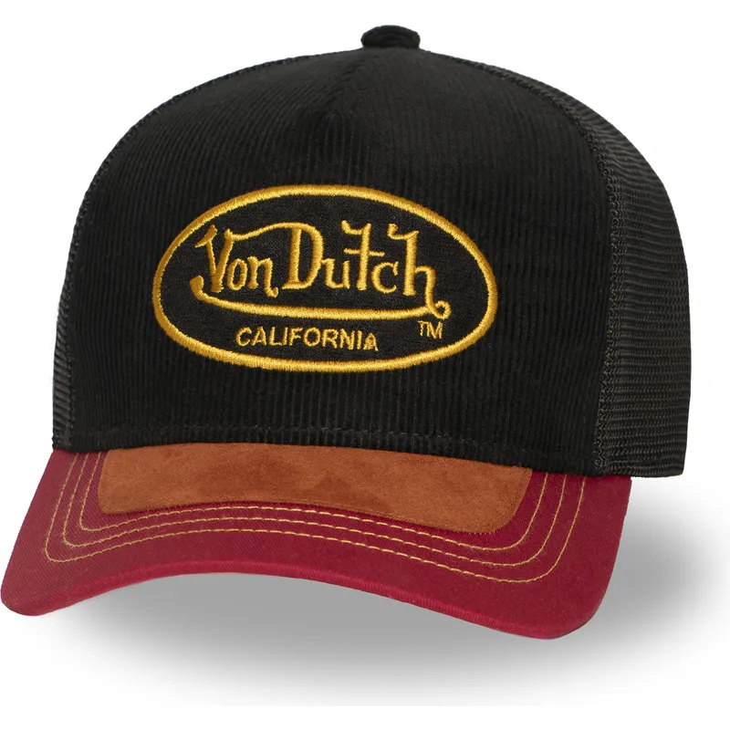 czapka-trucker-czarno-czerwona-shield03-von-dutch