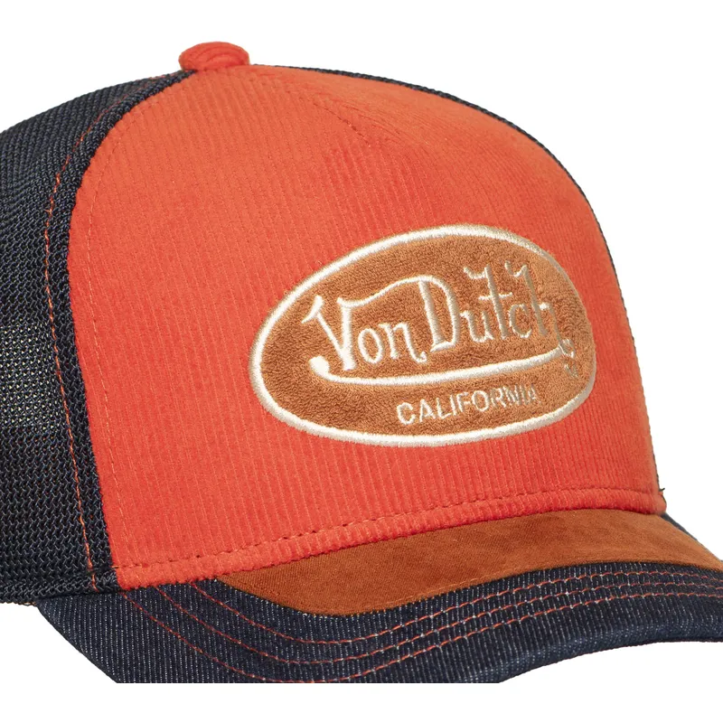 truckerkeps-orange-och-bla-shield04-fran-von-dutch