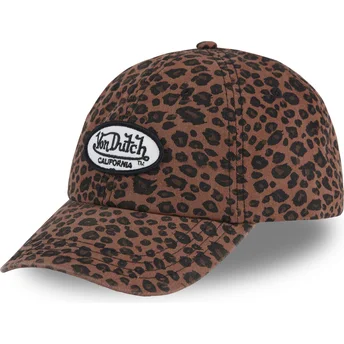 Czapka z daszkiem leopard regulowana LEO BR Von Dutch
